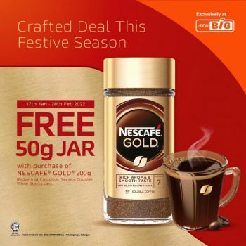 AEON-BiG-Nescafe-Gold-Free-50g-Jar-Promotion-350x350 - Johor Kedah Kelantan Kuala Lumpur Melaka Negeri Sembilan Pahang Penang Perak Perlis Promotions & Freebies Putrajaya Sabah Sarawak Selangor Supermarket & Hypermarket Terengganu 