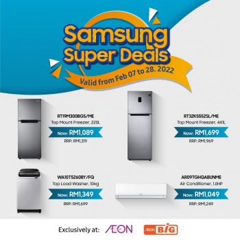 AEON-Samsung-Super-Deals-Promotion-350x350 - Electronics & Computers Home Appliances Johor Kedah Kelantan Kitchen Appliances Kuala Lumpur Melaka Negeri Sembilan Pahang Penang Perak Perlis Promotions & Freebies Putrajaya Sabah Sarawak Selangor Supermarket & Hypermarket Terengganu 