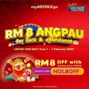 AEON-myAEON2go-CNY-RM8-OFF-Angpau-Promotion-350x350 - Johor Kedah Kelantan Kuala Lumpur Melaka Negeri Sembilan Online Store Pahang Penang Perak Perlis Promotions & Freebies Putrajaya Sabah Sarawak Selangor Supermarket & Hypermarket Terengganu 