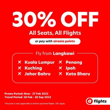 AirAsia-30-Off-Promo-350x350 - Air Fare Johor Kedah Kelantan Kuala Lumpur Melaka Negeri Sembilan Online Store Pahang Penang Perak Perlis Promotions & Freebies Putrajaya Sabah Sarawak Selangor Sports,Leisure & Travel Terengganu 