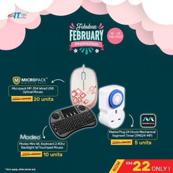 All-It-Hypermarket-Fabulous-February-Promotion-1-350x350 - Computer Accessories Electronics & Computers IT Gadgets Accessories Johor Kedah Kelantan Kuala Lumpur Melaka Negeri Sembilan Online Store Pahang Penang Perak Perlis Promotions & Freebies Putrajaya Sabah Sarawak Selangor Terengganu 