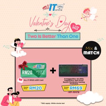 All-It-Hypermarket-Valentines-Day-Deal-5-350x350 - Computer Accessories Electronics & Computers IT Gadgets Accessories Johor Kedah Kelantan Kuala Lumpur Melaka Negeri Sembilan Online Store Pahang Penang Perak Perlis Promotions & Freebies Putrajaya Sabah Sarawak Selangor Terengganu 