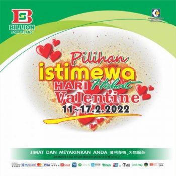 BILLION-Port-Klang-Valentines-Day-Promotion-350x350 - Promotions & Freebies Selangor Supermarket & Hypermarket 