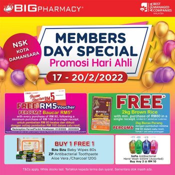 Big-Pharmacy-Members-Day-Promotion-at-NSK-Kota-Damansara-350x350 - Beauty & Health Health Supplements Personal Care Promotions & Freebies Selangor 