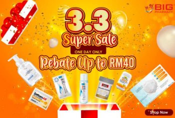 Big-Pharmacy-Online-Online-3.3-Super-Sale-350x235 - Beauty & Health Health Supplements Johor Kedah Kelantan Kuala Lumpur Malaysia Sales Melaka Negeri Sembilan Online Store Pahang Penang Perak Perlis Personal Care Putrajaya Sabah Sarawak Selangor Terengganu 