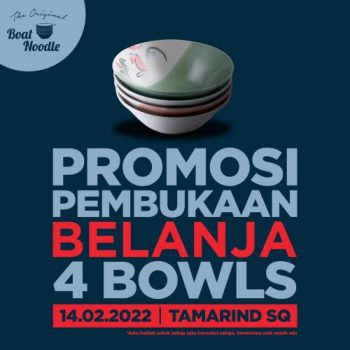 Boat-Noodle-Opening-Promotion-at-Tamarind-Square-Cyberjaya-350x350 - Beverages Food , Restaurant & Pub Promotions & Freebies Selangor 