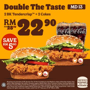 Burger-King-Special-Deal-14-350x350 - Beverages Burger Food , Restaurant & Pub Johor Kedah Kelantan Kuala Lumpur Melaka Negeri Sembilan Pahang Penang Perak Perlis Promotions & Freebies Putrajaya Sabah Sarawak Selangor Terengganu 