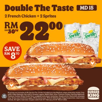 Burger-King-Special-Deal-15-350x350 - Beverages Burger Food , Restaurant & Pub Johor Kedah Kelantan Kuala Lumpur Melaka Negeri Sembilan Pahang Penang Perak Perlis Promotions & Freebies Putrajaya Sabah Sarawak Selangor Terengganu 