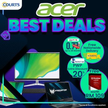 COURTS-Acer-Best-Deals-Promotion-350x350 - Electronics & Computers IT Gadgets Accessories Johor Kedah Kelantan Kuala Lumpur Laptop Melaka Negeri Sembilan Pahang Penang Perak Perlis Promotions & Freebies Putrajaya Sabah Sarawak Selangor Terengganu 