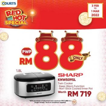 COURTS-Red-Hot-Promo-4-350x350 - Computer Accessories Electronics & Computers Home Appliances IT Gadgets Accessories Johor Kedah Kelantan Kuala Lumpur Melaka Negeri Sembilan Pahang Penang Perak Perlis Promotions & Freebies Putrajaya Sabah Sarawak Selangor Terengganu 