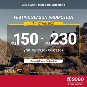 Camel-Active-Casual-Shoes-Festive-Season-Promotion-at-SOGO-1-350x350 - Fashion Accessories Fashion Lifestyle & Department Store Footwear Kuala Lumpur Promotions & Freebies Selangor 