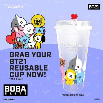 Chatime-BT21-Reusable-Cup-Deal-350x350 - Beverages Food , Restaurant & Pub Johor Kedah Kelantan Kuala Lumpur Melaka Negeri Sembilan Pahang Penang Perak Perlis Promotions & Freebies Putrajaya Sabah Sarawak Selangor Terengganu 