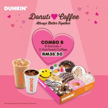 Dunkin-Donuts-Loves-Coffee-Combo-Promotion-1-350x350 - Beverages Food , Restaurant & Pub Johor Kedah Kelantan Kuala Lumpur Melaka Negeri Sembilan Pahang Penang Perak Perlis Promotions & Freebies Putrajaya Sabah Sarawak Selangor Terengganu 