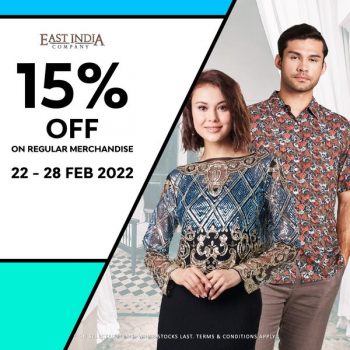 East-India-Somerset-Bay-15-off-Promo-at-Metrojaya-350x350 - Apparels Fashion Accessories Fashion Lifestyle & Department Store Johor Kedah Kelantan Kuala Lumpur Melaka Negeri Sembilan Pahang Penang Perak Perlis Promotions & Freebies Putrajaya Sabah Sarawak Selangor Terengganu 