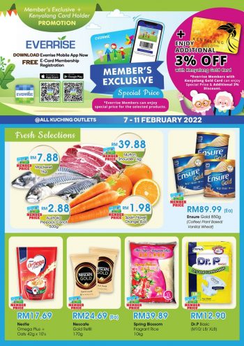Everrise-Members-Exclusive-Promo-350x495 - Promotions & Freebies Sarawak Supermarket & Hypermarket 