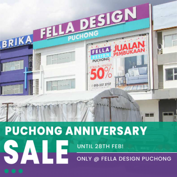 Fella-Design-Anniversary-Sale-350x350 - Beddings Furniture Home & Garden & Tools Home Decor Malaysia Sales Selangor 