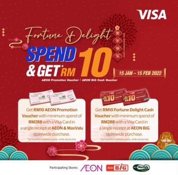 Free-RM10-AEON-Promotion-Voucher-with-Visa-Card-Payment-350x343 - Johor Kedah Kelantan Kuala Lumpur Melaka Negeri Sembilan Pahang Penang Perak Perlis Promotions & Freebies Putrajaya Sabah Sarawak Selangor Supermarket & Hypermarket Terengganu 