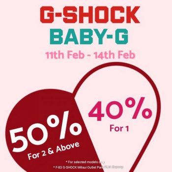 G-Shock-Valentines-February-Sale-at-Mitsui-Outlet-Park-1-350x350 - Fashion Lifestyle & Department Store Malaysia Sales Selangor Watches 