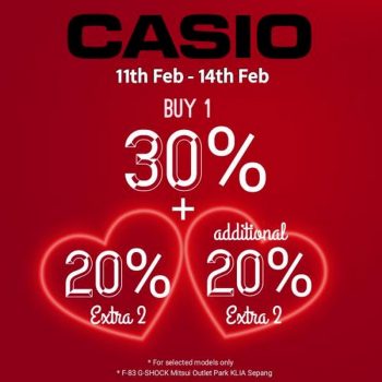 G-Shock-Valentines-February-Sale-at-Mitsui-Outlet-Park-350x350 - Fashion Lifestyle & Department Store Malaysia Sales Selangor Watches 