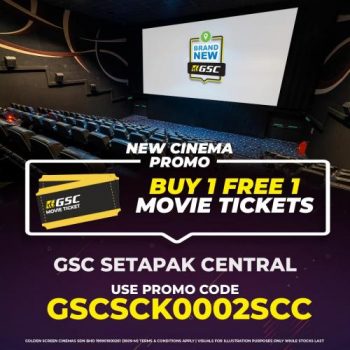 GSC-Opening-Promotion-Buy-1-Free-1-Ticket-at-Setapak-Central-350x350 - Cinemas Kuala Lumpur Movie & Music & Games Promotions & Freebies Selangor 