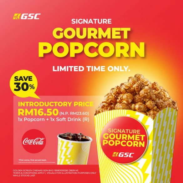 3 Feb 2022 Onward GSC Signature Gourmet Popcorn Deal