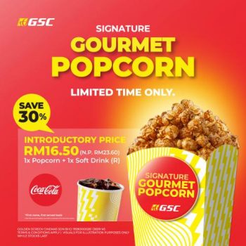 GSC-Signature-Gourmet-Popcorn-Introductory-Price-Promotion-350x350 - Beverages Cinemas Food , Restaurant & Pub Johor Kedah Kelantan Kuala Lumpur Melaka Movie & Music & Games Negeri Sembilan Pahang Penang Perak Perlis Promotions & Freebies Putrajaya Sabah Sarawak Selangor Terengganu 
