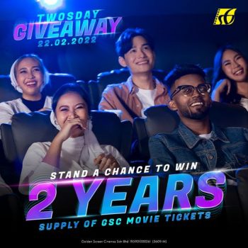 GSC-Twosday-Giveaway-350x350 - Cinemas Events & Fairs Johor Kedah Kelantan Kuala Lumpur Melaka Movie & Music & Games Negeri Sembilan Online Store Pahang Penang Perak Perlis Putrajaya Sabah Sarawak Selangor Terengganu 