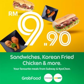GrabFood-Kyochon-Subway-Promotion-350x350 - Beverages Food , Restaurant & Pub Johor Kedah Kelantan Kuala Lumpur Melaka Negeri Sembilan Pahang Penang Perak Perlis Promotions & Freebies Putrajaya Sabah Sarawak Selangor Terengganu 