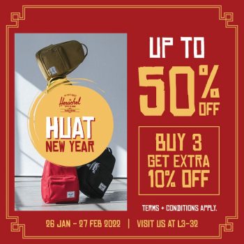 Herschel-Huat-New-Year-Deal-at-LaLaport-350x350 - Bags Fashion Accessories Fashion Lifestyle & Department Store Kuala Lumpur Selangor 
