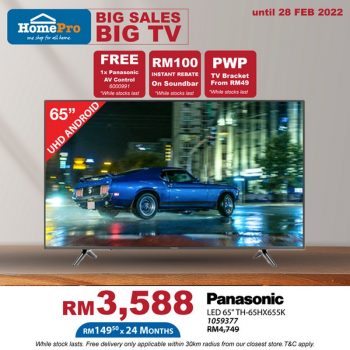 HomePro-Big-Sales-Big-TV-2-350x350 - Electronics & Computers Home Appliances Johor Kedah Kelantan Kuala Lumpur Malaysia Sales Melaka Negeri Sembilan Online Store Pahang Penang Perak Perlis Putrajaya Sabah Sarawak Selangor Terengganu 