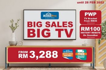 HomePro-Big-Sales-Big-TV-350x233 - Electronics & Computers Home Appliances Johor Kedah Kelantan Kuala Lumpur Malaysia Sales Melaka Negeri Sembilan Online Store Pahang Penang Perak Perlis Putrajaya Sabah Sarawak Selangor Terengganu 