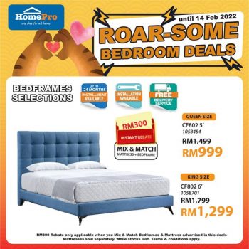 HomePro-Roar-Some-Bedroom-Deals-3-350x350 - Beddings Furniture Home & Garden & Tools Home Decor Johor Kedah Kelantan Kuala Lumpur Melaka Negeri Sembilan Online Store Pahang Penang Perak Perlis Promotions & Freebies Putrajaya Sabah Sarawak Selangor Terengganu 