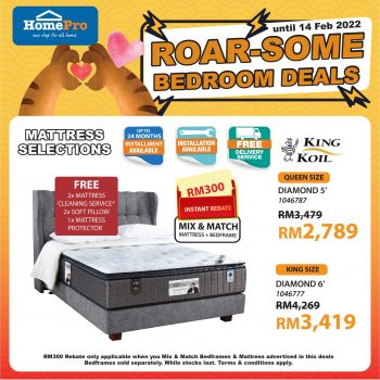 HomePro-Roar-Some-Bedroom-Deals-5-350x350 - Beddings Furniture Home & Garden & Tools Home Decor Johor Kedah Kelantan Kuala Lumpur Melaka Negeri Sembilan Online Store Pahang Penang Perak Perlis Promotions & Freebies Putrajaya Sabah Sarawak Selangor Terengganu 