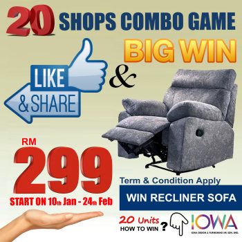 IOWA-Design-New-Year-Furniture-Sale-3-350x350 - Beddings Furniture Home & Garden & Tools Home Decor Malaysia Sales Selangor 