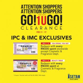 Isetan-1U-Clearance-Sale-350x350 - Selangor Supermarket & Hypermarket Warehouse Sale & Clearance in Malaysia 