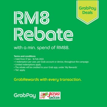 Jaya-Grocer-GrabPay-Promo-350x350 - Johor Kedah Kelantan Kuala Lumpur Melaka Negeri Sembilan Pahang Penang Perak Perlis Promotions & Freebies Putrajaya Sabah Sarawak Selangor Supermarket & Hypermarket Terengganu 