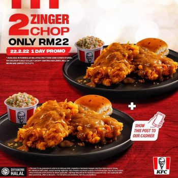 KFC-Zinger-Chop-Deal-350x350 - Beverages Food , Restaurant & Pub Johor Kedah Kelantan Kuala Lumpur Melaka Negeri Sembilan Pahang Penang Perak Perlis Promotions & Freebies Putrajaya Sabah Sarawak Selangor Terengganu 