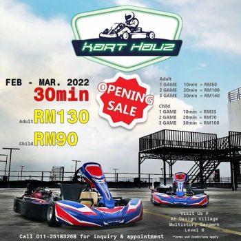 Kart-Hauz-Opening-Sale-at-Design-Village-Penang-350x350 - Malaysia Sales Others Penang 