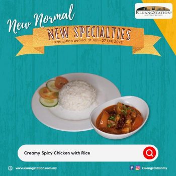 Kluang-Station-Creamy-Spicy-Chicken-with-Rice-Promotion-350x350 - Beverages Food , Restaurant & Pub Johor Kedah Kelantan Kuala Lumpur Melaka Negeri Sembilan Pahang Penang Perak Perlis Promotions & Freebies Putrajaya Sabah Sarawak Selangor Terengganu 