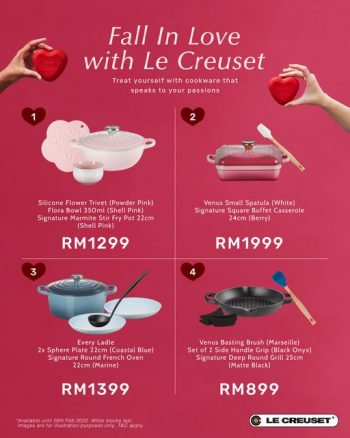 Le-Creuset-Valentines-Day-Deal-350x438 - Home & Garden & Tools Kitchenware Kuala Lumpur Promotions & Freebies Selangor 