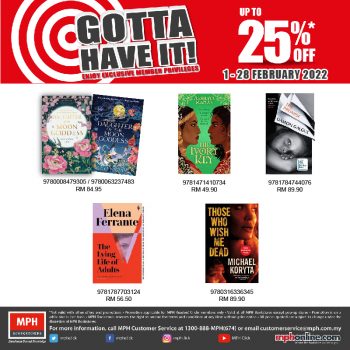 MPH-25-off-Promo-3-350x350 - Books & Magazines Johor Kedah Kelantan Kuala Lumpur Melaka Negeri Sembilan Online Store Pahang Penang Perak Perlis Promotions & Freebies Putrajaya Sabah Sarawak Selangor Stationery Terengganu 