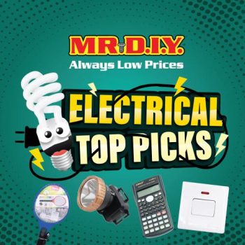 MR-DIY-Electrical-Top-Picks-Promotion-350x350 - Electronics & Computers Home Appliances Johor Kedah Kelantan Kuala Lumpur Melaka Negeri Sembilan Others Pahang Penang Perak Perlis Promotions & Freebies Putrajaya Sabah Sarawak Selangor Terengganu 