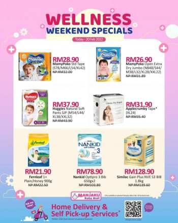 Manjaku-Wellness-Weekend-Promotion-350x438 - Baby & Kids & Parenting Babycare Children Fashion Johor Kedah Kelantan Kuala Lumpur Melaka Milk Powder Negeri Sembilan Pahang Penang Perak Perlis Promotions & Freebies Putrajaya Sabah Sarawak Selangor Terengganu 