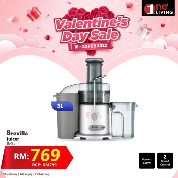 One-Living-Valentines-Day-Sale-29-350x350 - Computer Accessories Electronics & Computers Home Appliances IT Gadgets Accessories Johor Kedah Kelantan Kitchen Appliances Kuala Lumpur Malaysia Sales Melaka Negeri Sembilan Online Store Pahang Penang Perak Perlis Putrajaya Sabah Sarawak Selangor Terengganu 