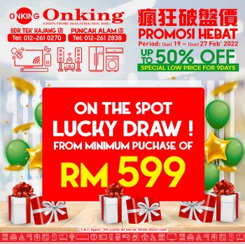 Onking-Special-Deal-2-350x349 - Electronics & Computers Home Appliances Kitchen Appliances Promotions & Freebies Selangor 