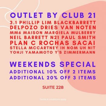 Outlet-by-Club-21-Special-Sale-at-Johor-Premium-Outlets-350x350 - Apparels Fashion Accessories Fashion Lifestyle & Department Store Johor Malaysia Sales 