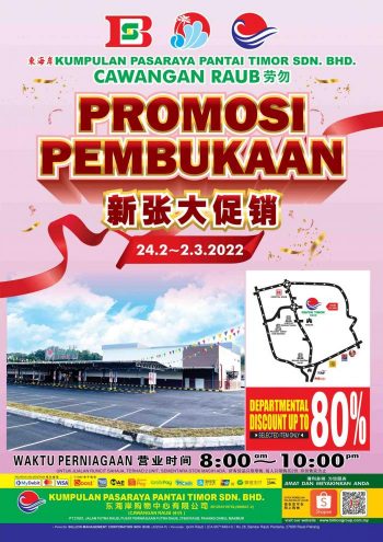 Pantai-Timor-Opening-Promotion-at-Raub-350x495 - Pahang Promotions & Freebies Supermarket & Hypermarket 