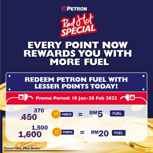 Redemption petron miles Petron Fleet