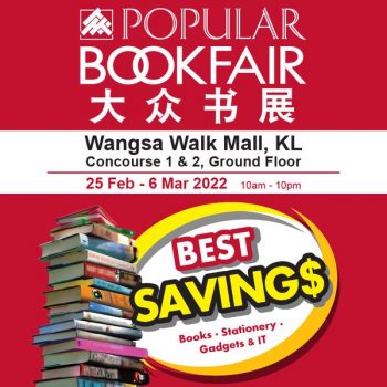 Popular-Book-Fair-at-Wangsa-Walk-Mall-350x350 - Books & Magazines Events & Fairs Kuala Lumpur Selangor Stationery 