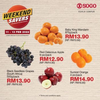 SOGO-Supermarket-Weekend-Savers-Promotion-1-350x350 - Kuala Lumpur Promotions & Freebies Selangor Supermarket & Hypermarket 